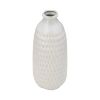 Picture of Ceramic Dimpled Vase 12 Inch Oatmeal
