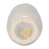 Picture of Ceramic Dimpled Vase 12 Inch Oatmeal