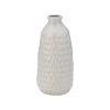 Picture of Ceramic Dimpled Vase 9 Inch Oatmeal