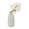 Picture of Ceramic Dimpled Vase 9 Inch Oatmeal