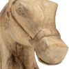Picture of Wood Horse Head Natural Brown