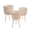 Picture of Bamboo Planters White Wash