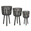 Picture of Bamboo Planters Black