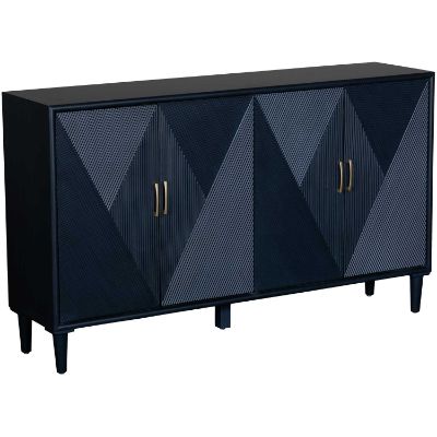 Picture of Oliver Navy Accent Cabinet