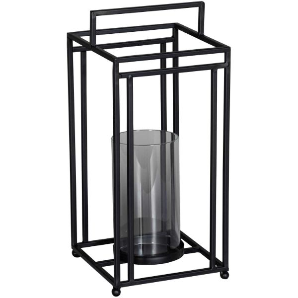 Picture of Glass And Metal Lantern Medium