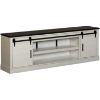 Picture of 80" Fireplace Console with Insert