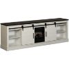 Picture of 80" Fireplace Console with Insert