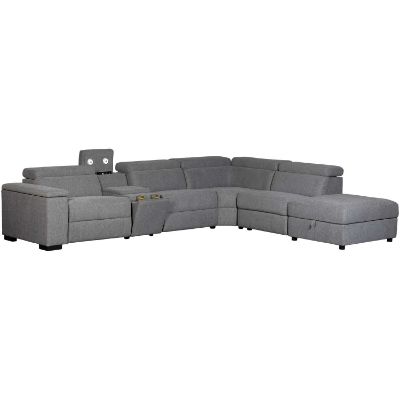 Picture of Ezra Gray 6pc Reclining Sectional