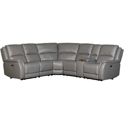 Picture of Eva Leather 6PC Power Motion Sectional