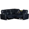 Picture of Lilian Midnight Blue 2 Piece Reclining Sectional w