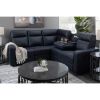 Picture of Lilian Midnight Blue 2 Piece Reclining Sectional w