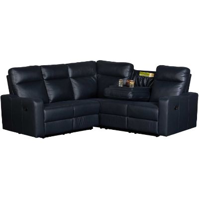 Picture of Lilian Midnight Blue 2 Piece Reclining Sectional w