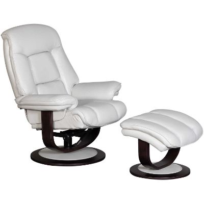 Picture of Ari Fog Leather Chair and Ottoman