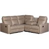 Picture of Lilian Stone Beige 2 Piece Reclining Sectional wit