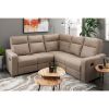 Picture of Lilian Stone Beige 2 Piece Reclining Sectional wit