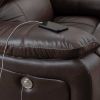 Picture of Leesworth Leather Power Rocker Recliner