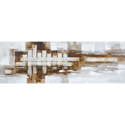 Picture of Hand painted Abstract Metal Accent