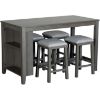 Picture of Hawthorne 5-Piece Counter Height Pub and Stools