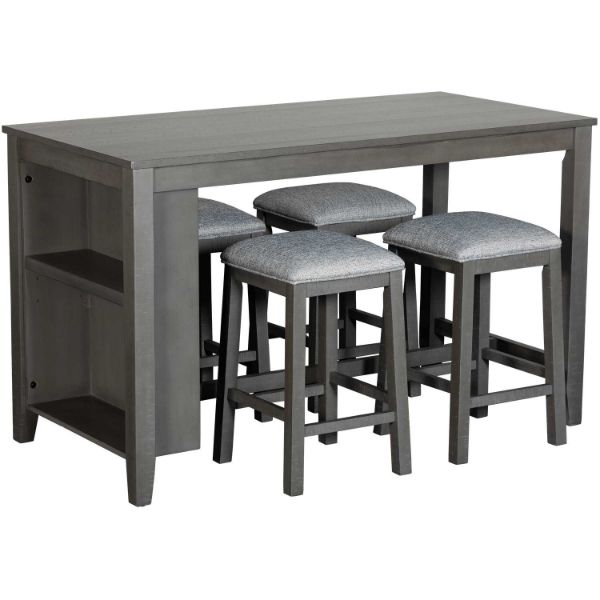 Picture of Hawthorne 5-Piece Counter Height Pub and Stools