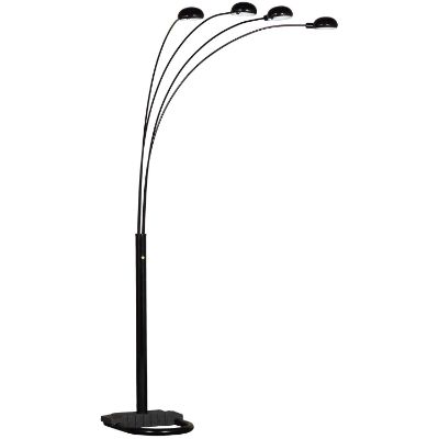 Picture of 4 Arm Black Arc Lamp