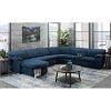 Picture of Ryde 4 PC Dual Power Recline Sectional with Sleepe