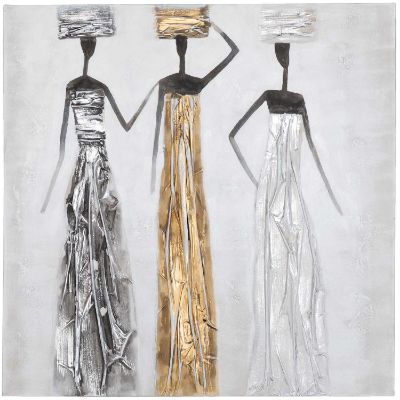 Picture of Three Ladies Golds And Grays