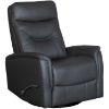 Picture of Rema Gray Leather Swivel Rocker Recliner, Beyond 50 Characters