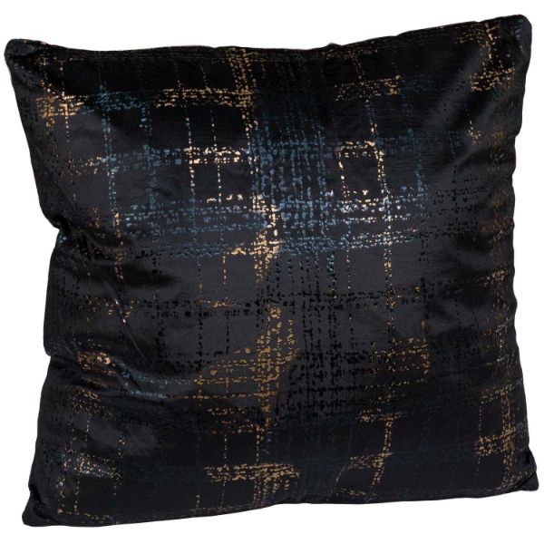 Picture of Black Plaid Magic 18x18 Pillow *P