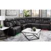 Picture of Edge 6PC Dual Power Zero Gravity Motion Sectional