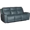 Picture of Steel Leather Dual Power Recline Sofa