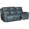 Picture of Steel Leather Dual Power Recline Sofa