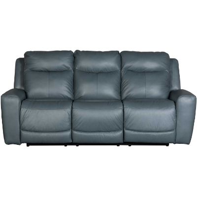 Picture of Steel Leather Dual Power Recline Sofa