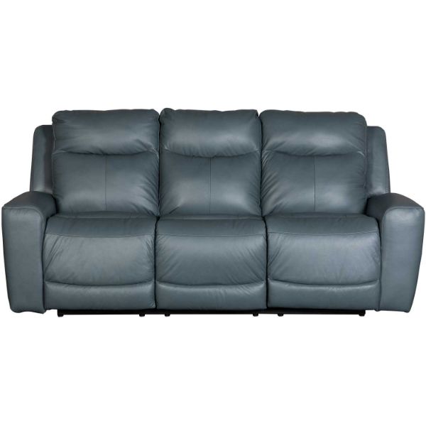 Picture of Steel Leather Dual Power Recline Sofa