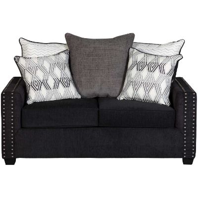 Picture of Vogue Black Loveseat
