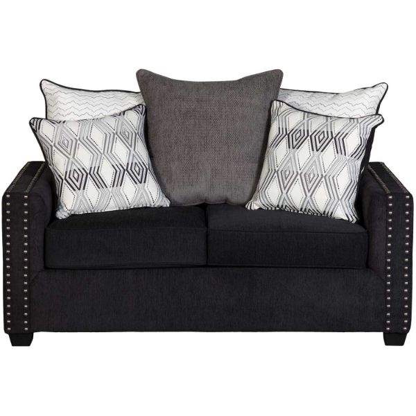 Picture of Vogue Black Loveseat