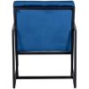 Picture of Ani Metal Tufted Blue Accent Chair