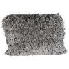 Picture of Black and White Sparkle Shag 15x20 Pillow