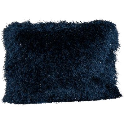 Picture of Navy Sparkle Shag 15x20 Pillow