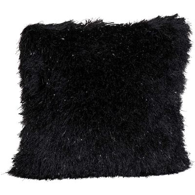 Picture of Pillow Sparkle Shag Black 20 Inch- *P