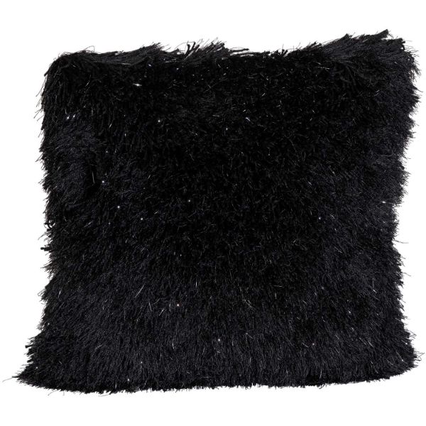 Picture of Pillow Sparkle Shag Black 20 Inch- *P