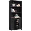 Picture of Cottage Road Black Bookshelf with Storage