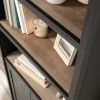 Picture of Cottage Road Black Bookshelf with Storage