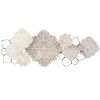 Picture of Brown Wood Flower Wall Decor Metal Wire