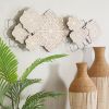Picture of Brown Wood Flower Wall Decor Metal Wire