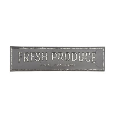 Picture of Brown Metal Produce Fhouse Sign