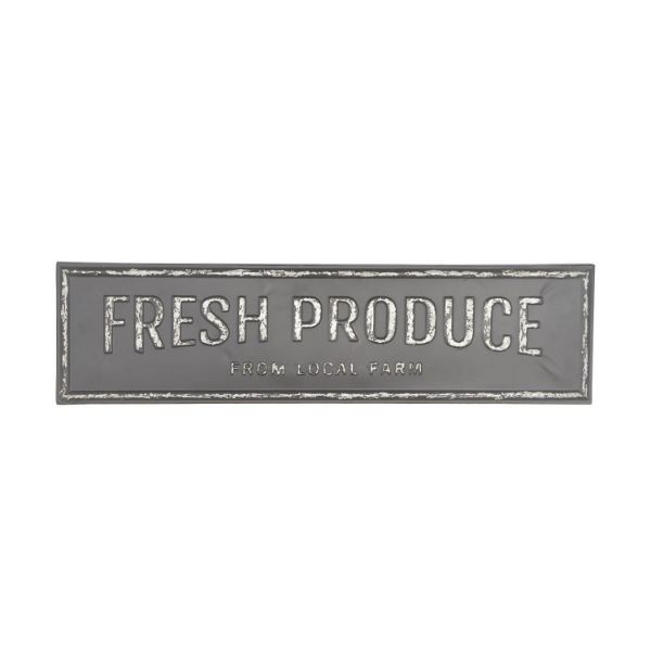 Picture of Brown Metal Produce Fhouse Sign