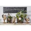 Picture of Brown Metal Produce Fhouse Sign