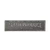 Picture of Brown Metal Produce Fhouse Sign