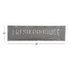 Picture of Brown Metal Produce Fhouse Sign