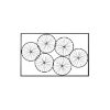 Picture of Blck Metal Wheels Bike Wall Dcor